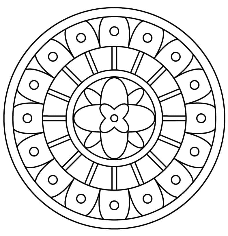 Mandalas Abstraits 13